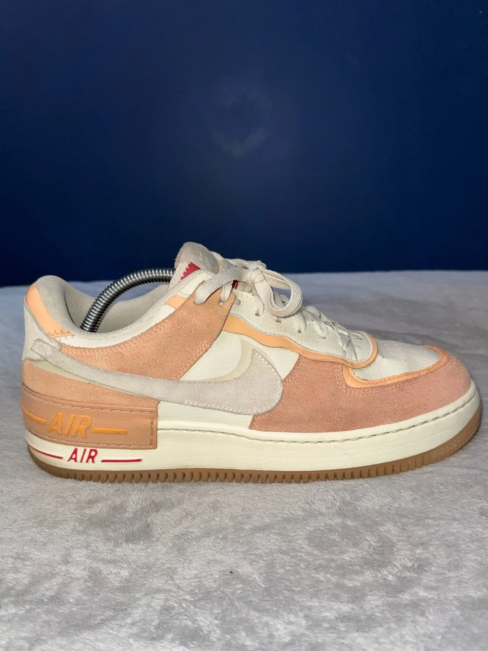 Mens Nike Air Force 1 AF1 Shadow Sisterhood Cashmere Peach & Cream